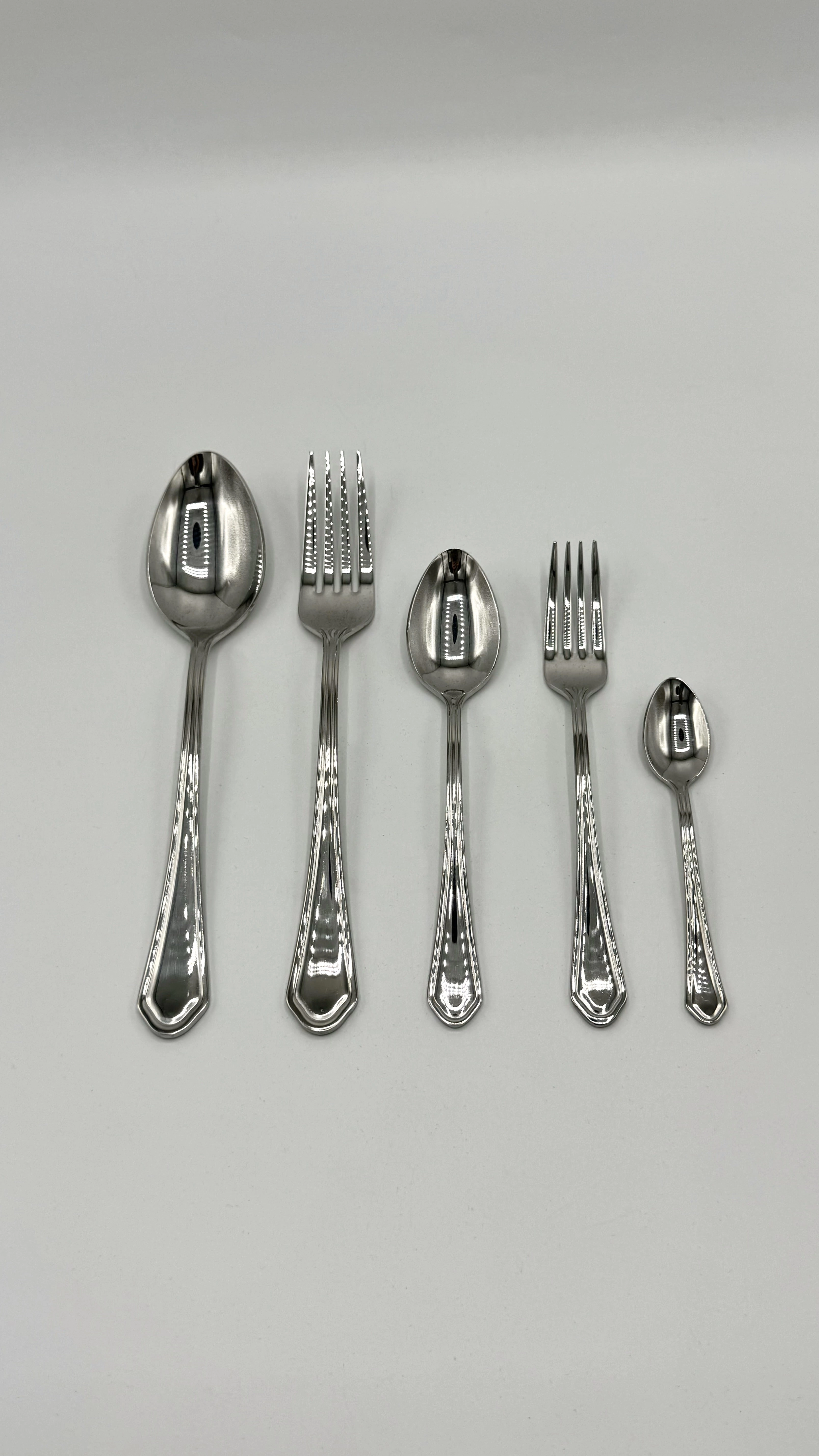 Silver Su 30 Parça paslanmaz çelik 6 Kişilik Çatal Kaşık Seti