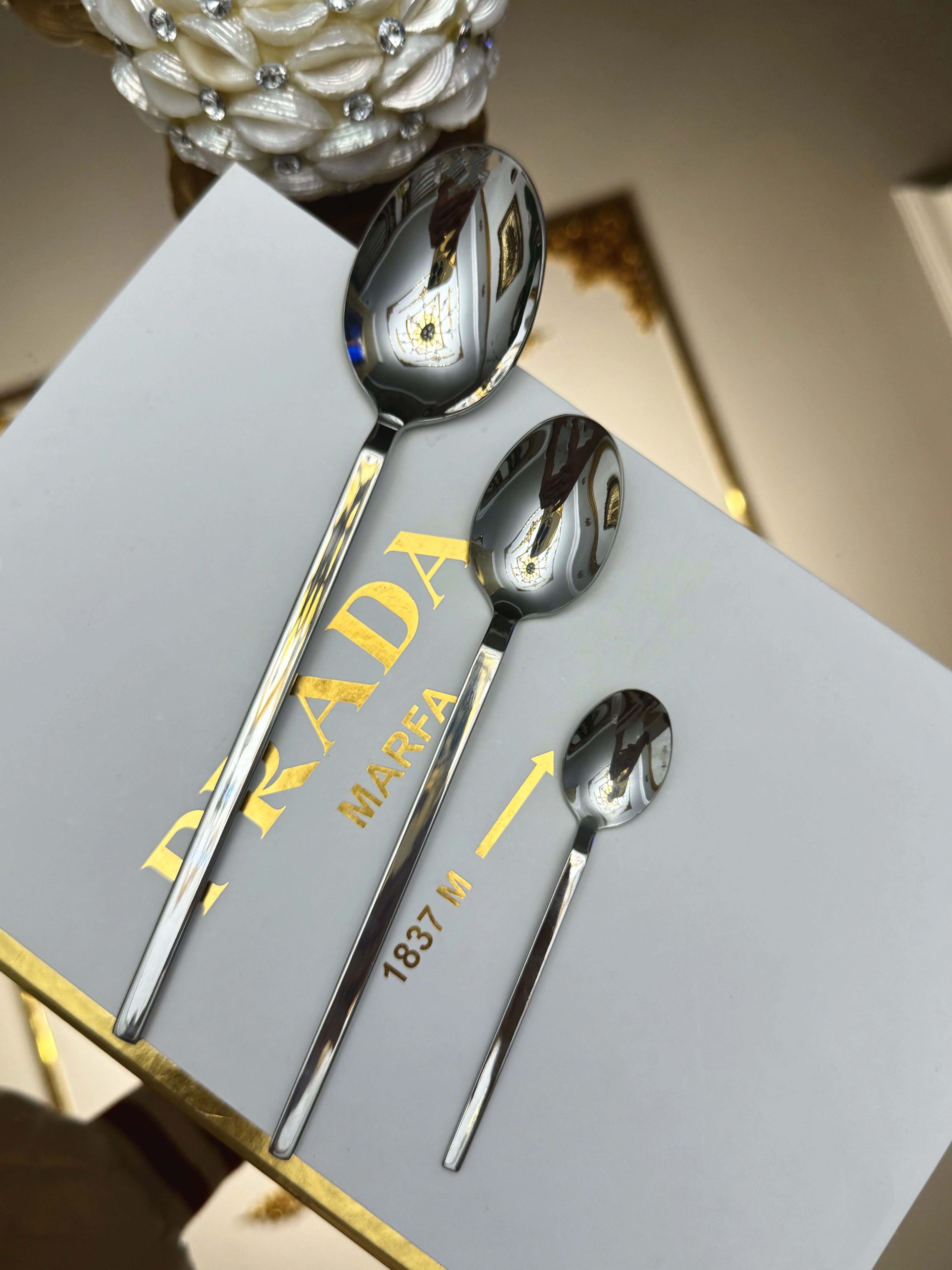 Zarif 30 Parça paslanmaz çelik 6 Kişilik Çatal Kaşık Seti